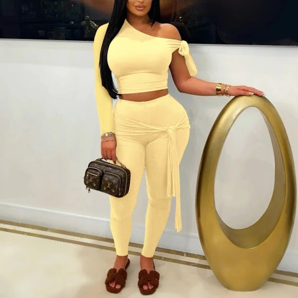 Pre-Order Golden Hour Two-Piece Pants Set