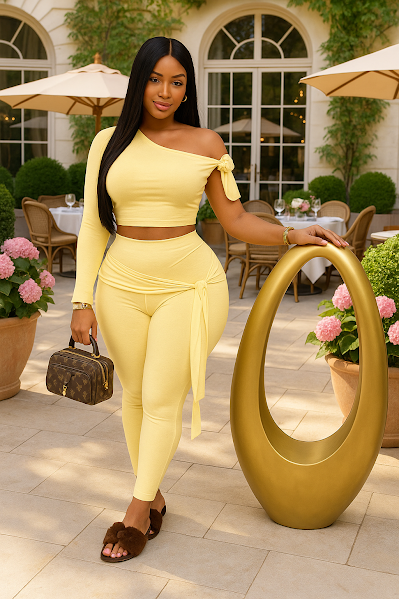 Pre-Order Golden Hour Two-Piece Pants Set