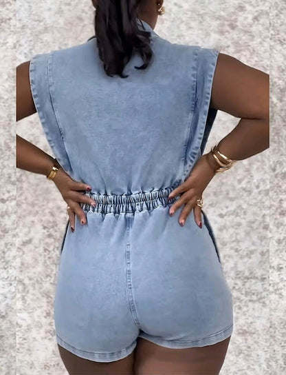 Jean Denim Dime Romper