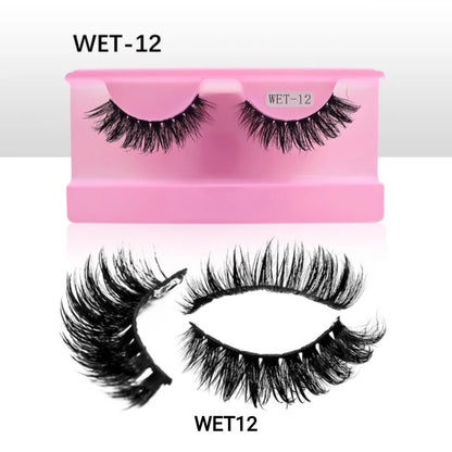 Faux-Mink Wet Lash