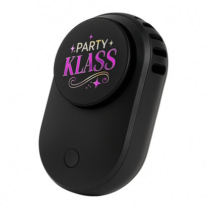 PartyKlass Rechargeable Handheld Fan with Stand