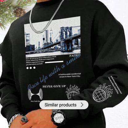 City Vibes Graphic Sweatshirt-Unisex